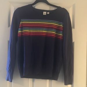 Gap Rainbow Stripe Sweater